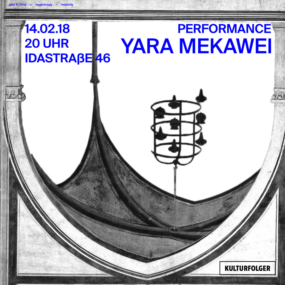 Yara Mekawei is a Cairo-based electro-acoustic music composer and sound artist. A prolific artist and scholar, Yara‘s sonic bricolages draw inspiration from the flow of urban centers and the infrastructure of cities. In her work she integrates exotic visual elements of the society into fusion progressive of her projects.      Pistachio, Mind, Map     I was afraid of climbing heights I can not wear gloves It is possible to stop drink wine for five minutes and drink a cup of coffee without sugar A visitor enters the kitchen and everyone is silent for minutes ... He begins to speak asking for a glass of milk .. He holds the milk cup saying: “I used to smoke in the kitchen while I was drinking milk, so there is no law preventing me from doing so.” There is a word to define two jobs in Egypt, “prompter”, the person who prompts religious words after the death in the coffin and the person who prompts actors on the theater He closes his phone on Friday evening, when he reads, so he can not hear the surround sounds around him. Can you wear a sports shoe with a classic suit? The color of your nails changes, the size of things around you varies irregularly, your breathing rate changes and you realize you are a different person every hour and a half.    https://yaramekawei.wixsite.com/yaramekawei