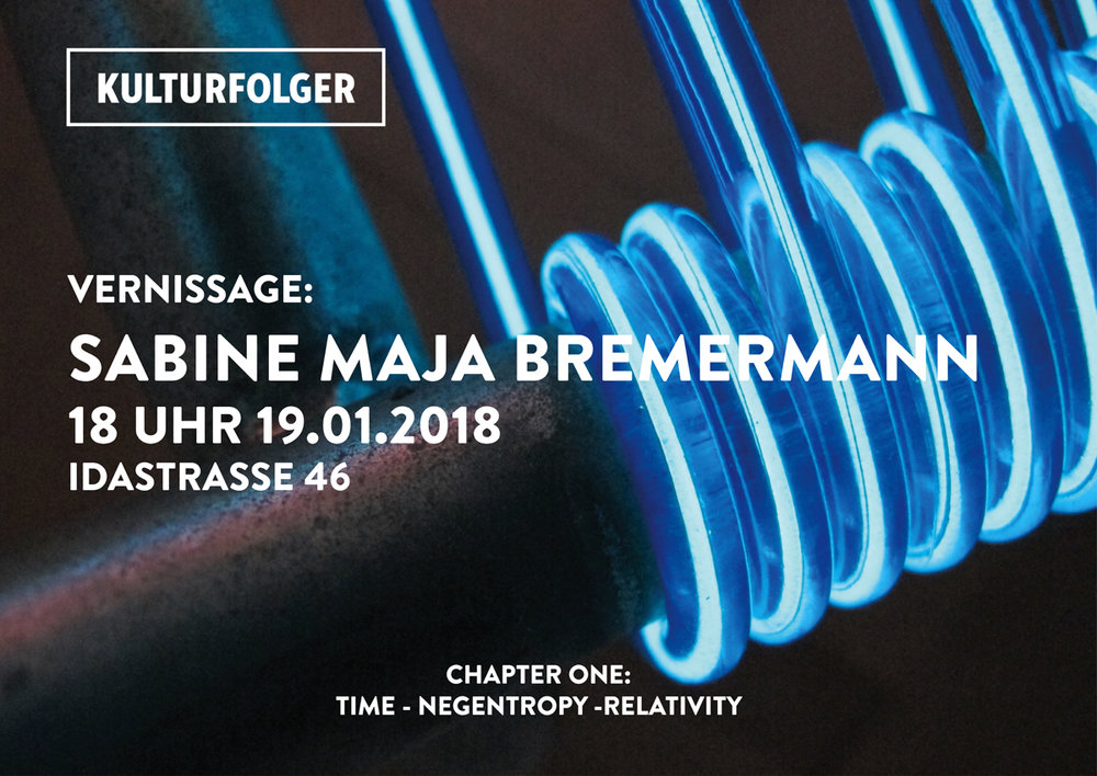 This is the First Chapter of writing about Luxury. We don't know how will this text finish, but here we open ourselves to chance. We will let this text to write itself; to be crumpled and unfinished at times, it will crack and flow consistently, and maybe once in a while, it will be done. This chapter should deal with time. But it should also deal with complexity, uncertainty, probability, relativity, entropy and negentropy. It will question history, a complex and non-linear system, which counts in endless feedback loops, couplings and interferences. What makes history non-linear, is that it only understands events when they are lived, effected, but never those who are becoming. The ‘event in its becoming ’ is the level of the historical fact/date that the (discursive) measuring devices of the historical sciences do not grasp. The becoming of the event ‘ has neither beginning nor end, but only a milieu. It is thus more geographical than historical’ (Deleuze). Can we therefore observe time outside the discursive measuring apparatus? The concept of 'history as becoming' tells us that if there is unity, it doesn't mean there is uniformity, but rather exploration of multiplicity, an analysis of variations.  Kulturfolger will in next two and a half months host events that are not islands one to another, with fixed boundaries, but rather actualizations of temporality, of fleetingness. They will have to interact to each other; with time they will sediment in the space, leaving residue, traces of their experimental nature. The result will be in becoming of the event, an opulent cornucopia of aggregations. &nbsp; &nbsp; First Chapter on TIME - NEGENTROPY - RELATIVITY started on Sat 13-01-2018 6:00pm and it will end on Wed 28-03-2018 11:59pm.  Second section of the First Chapter will take place on Fri 19-01-2018 6:00pm with Sabine Maja Bremermann.